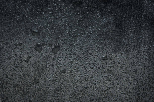 fundo de pedra preta molhada - wet surface - fotografias e filmes do acervo