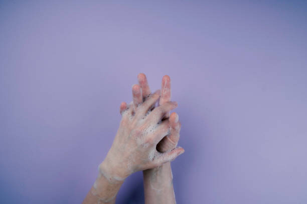 istock COVID-19 hand washing background with space for add text 1323560671
