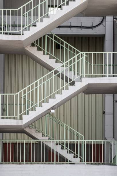 istock outdoor staircase on a modern building 1323562686