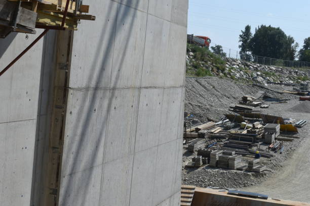 istock exposed concrete or fair faced concrete 1323563780