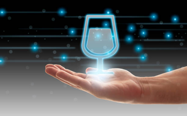 istock Hand Holding Wine Glass Icon 1323563856