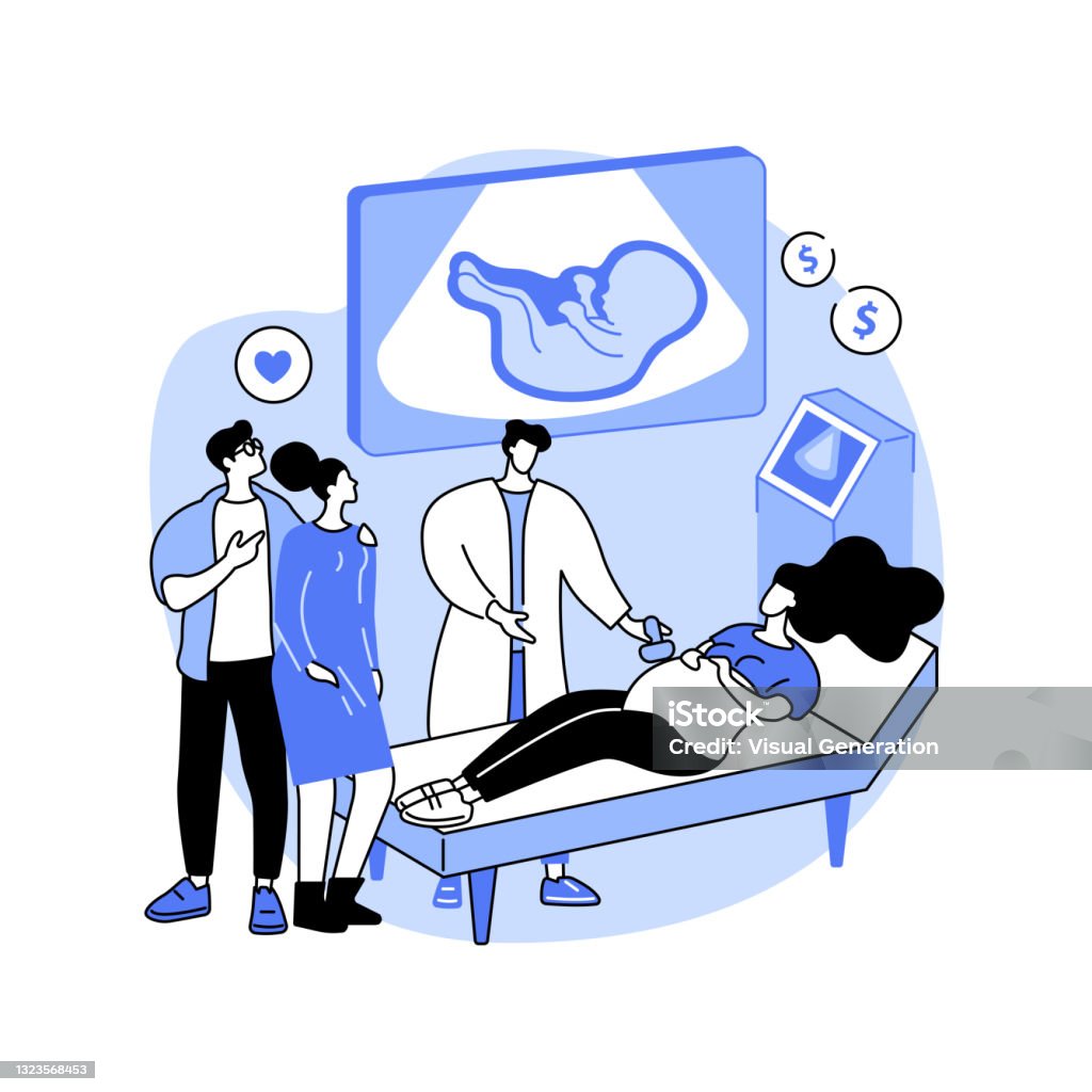 Surrogacy Graphics Surrogate Mother Abstract Concept Vector Illustration Stock ...