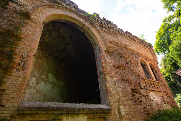 Abandoned Military Tarakaniv Fort (Dubno Fort, New Dubno Fortress) - a defensive structure of 19th century in Tarakaniv, Rivne region, Ukraine.