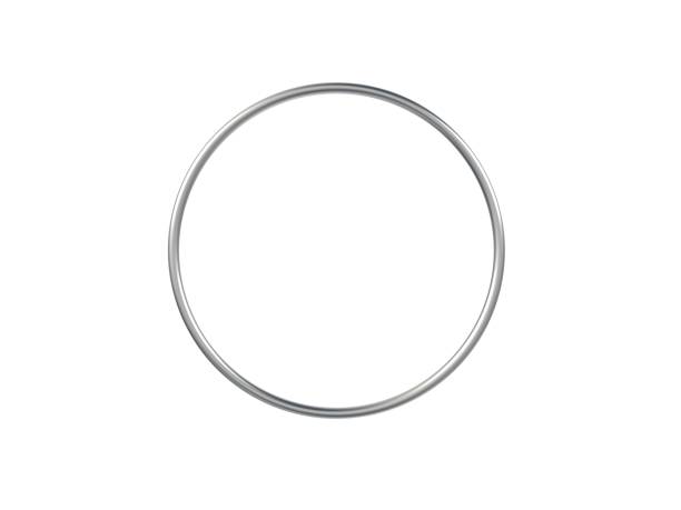 istock Metal ring isolated on white background 1323582542
