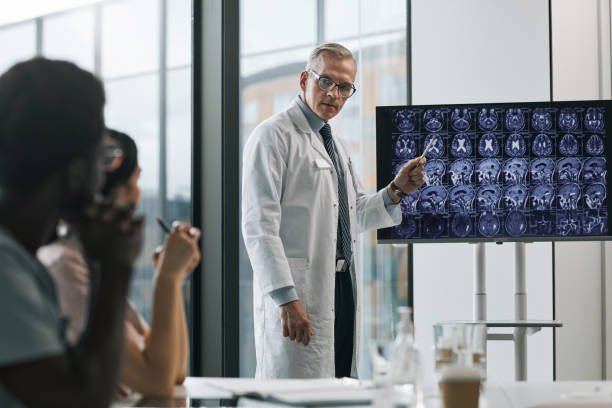 istock Doctor Presenting at Medical Conference 1323582832