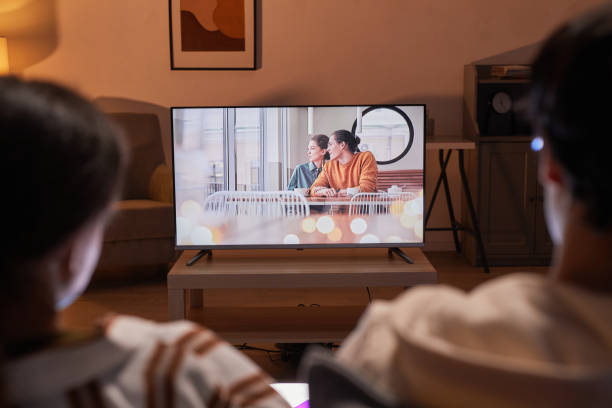 Couple Watching Romantic Movies