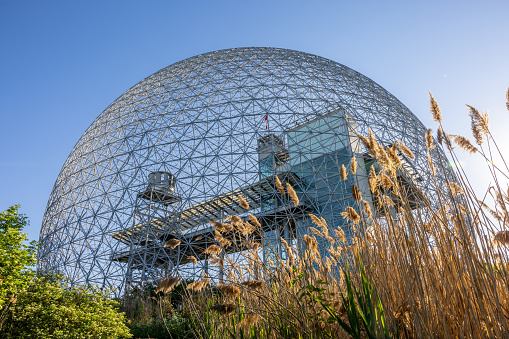 The Montreal Biosphere (French: La Biosphere), is a museum dedicated to the environment on Île Ste-Hélène in the province of Quebec, Canada. It is located in the former United States pavilion originally built for Expo 67. Located on the site of Parc Jean-Drapeau.