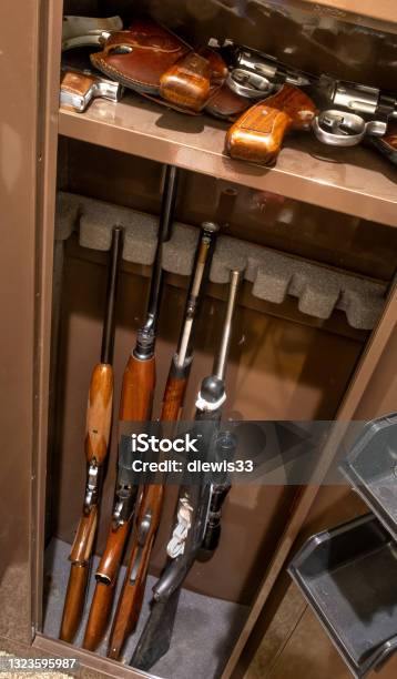 Gun Safe Stock Photo - Download Image Now - Safe - Security Equipment, Collection, Color Image