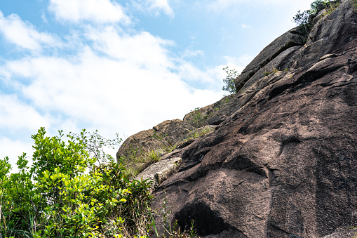 Views of natural landscape of castle peak