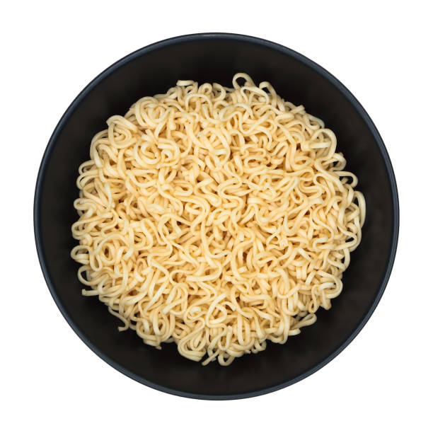 istock instant noodles on circle black bowl isolated on white 1323618717