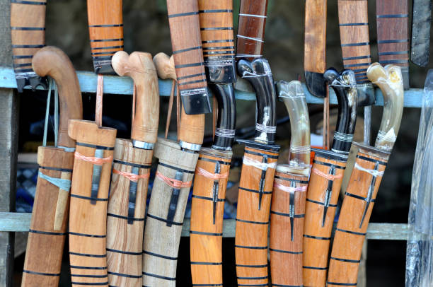 A traditional machete made in Galonggong, Manonjaya, Tasikmalaya, West Java - Indonesia