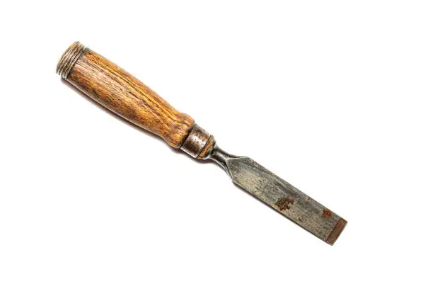 Photo of Vintage Firmer Chisel Isolated