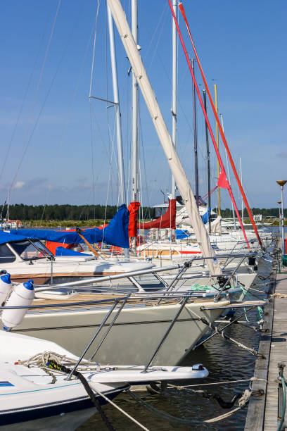 istock Boats at a jetty in the summer 1323630870