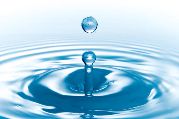 istock drop of water with rippled 1323632349