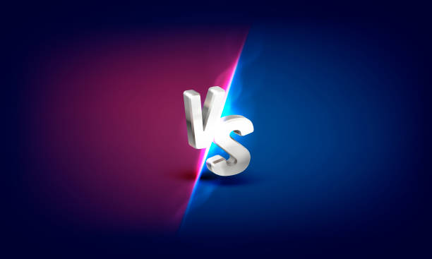 istock Versus game cover, banner sport vs, team concept. Vector illustration 1323633978