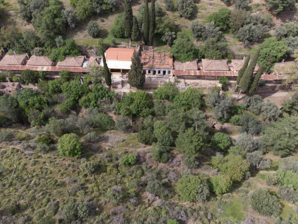 istock The first and oldest leprosarium in Greece, at Chios Ilsand. It's called Leprokomeio or Lovokomeio. 1323639653