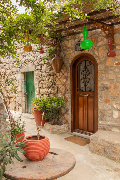 istock Avgonima village in Chios island, Greece 1323640633