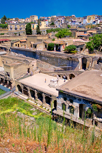 Ruins of Herculaneum, Ancient Roman Ruins, UNESCO Worl Heritage Site, Ercolano, Campania, Italy, Europe