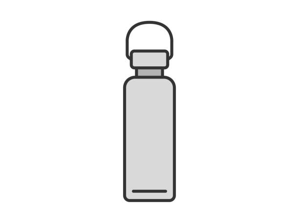 wasserflasche symbol. - wasserflasche stock-grafiken, -clipart, -cartoons und -symbole