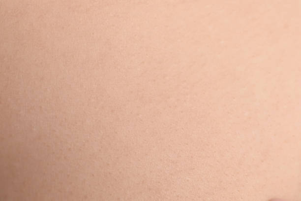 istock Texture of clean human skin, closeup view 1323651320