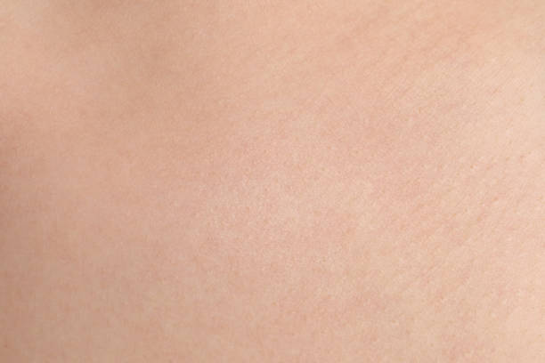 istock Texture of clean human skin, closeup view 1323652955