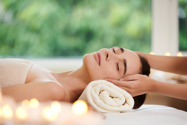 istock Woman getting massage from therapist 1323657959