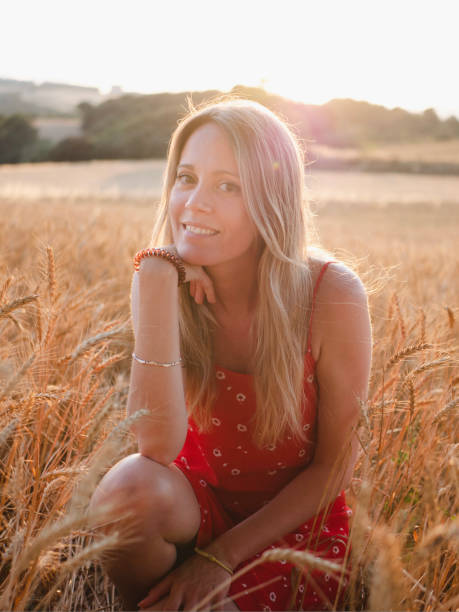 istock Sunset and woman 1323658264