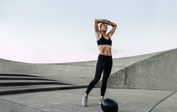 istock Woman feeling exhausted after workout 1323662893
