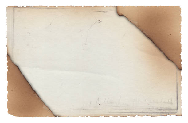 istock Old vintage texture retro paper with burned edges, stains and scratches background 1323663585