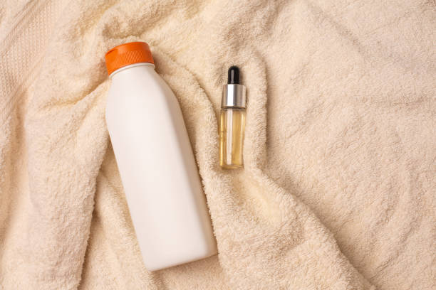 istock Shampoo and revitalizing hair conditioner 1323676920