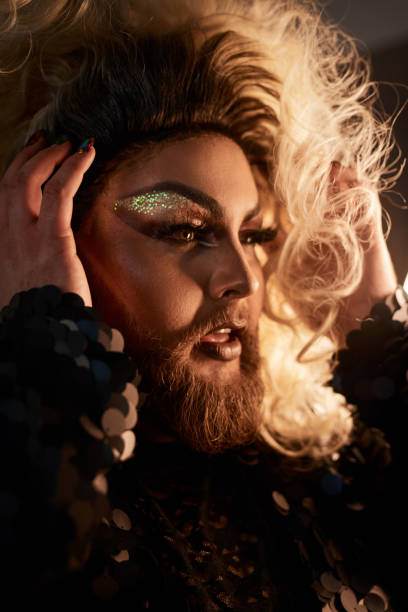 istock Shot of a young man wearing theatrical makeup in a studio 1323689334