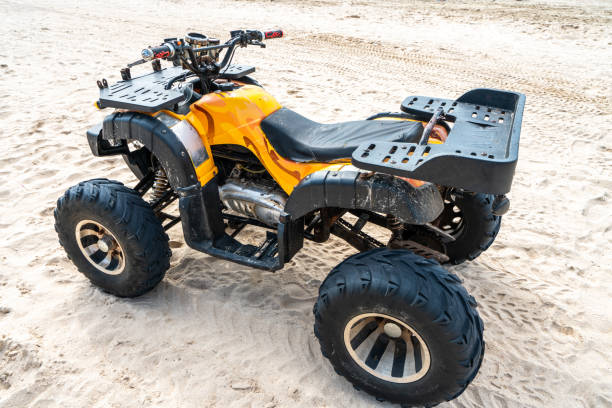 istock There is a beach motorcycle parked on the beach 1323691793