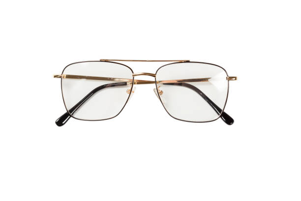 istock Transparent fashion glasses isolated. 1323693013