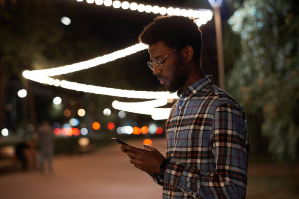 istock Man standing in the city 1323694741