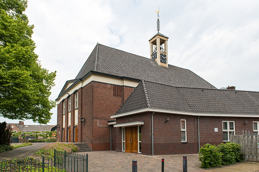 The protestant church of the Dutch reformed religion in the town of Bruinisse in the province of Zeeland.