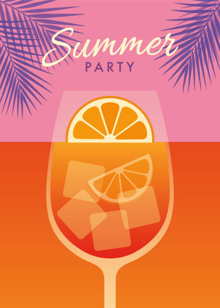 ilustrações, clipart, desenhos animados e ícones de convite da festa de verão. ilustração de estoque - beer backgrounds alcohol glass