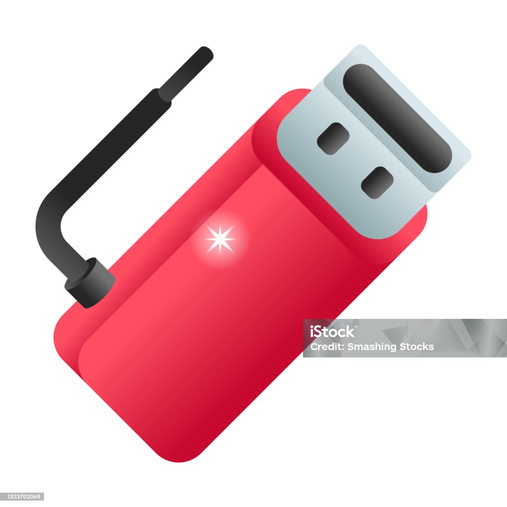 Vector Usb Adapter Usb Adapter Stock Illustration - Download Image Now - Computer Part ...