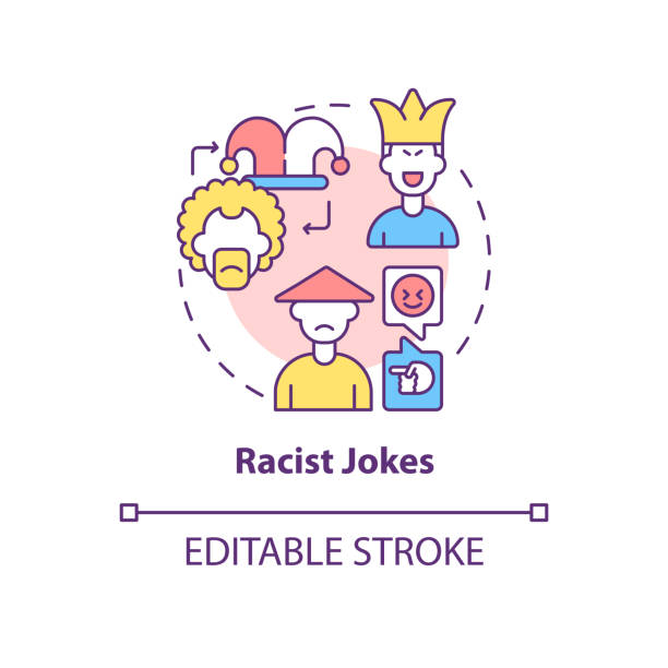 23 Funny Racist Jokes Illustrations & Clip Art - iStock