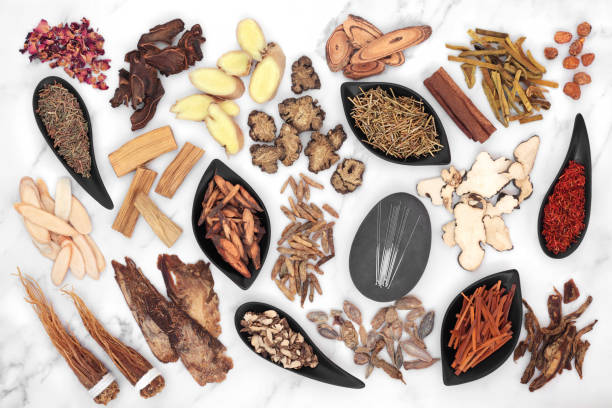 istock Chinese Acupuncture Treatment with Herbs and Spice 1323719185