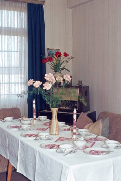 istock Birthday table in the living room 1323730426