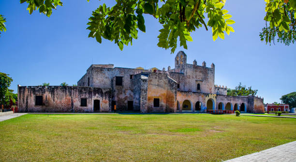 istock Convent de San Bernardino de Siena in Valladolid, Mexico. 1323732009