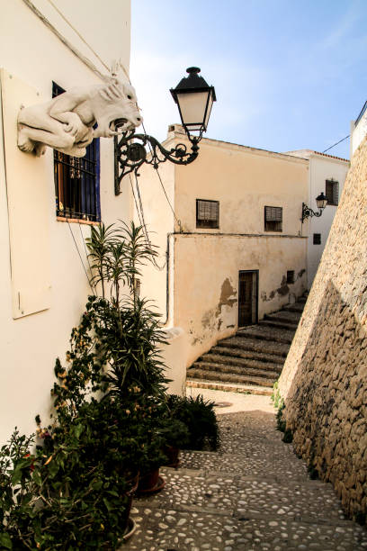 istock Narrow streets and whitewashed facades in Altea village 1323733320