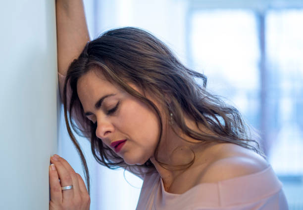 istock Sad  mature hispanic woman looking away 1323741316