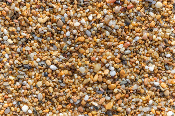 istock Detail of small pebbles on the beach. 1323747190