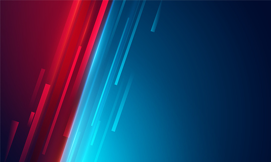 Blue/red abstract background