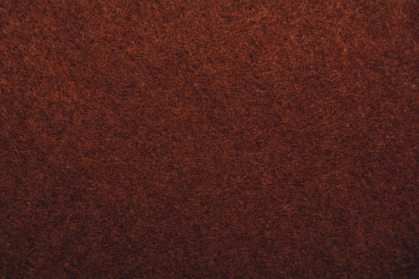 istock A close up of brown felt material background. 1323749784