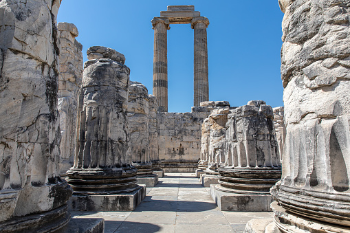 Ancient Temple of Apollon in Didyma, Turkey.