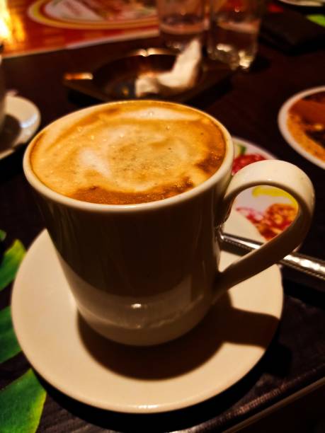 istock Close up of hot drink 1323760378