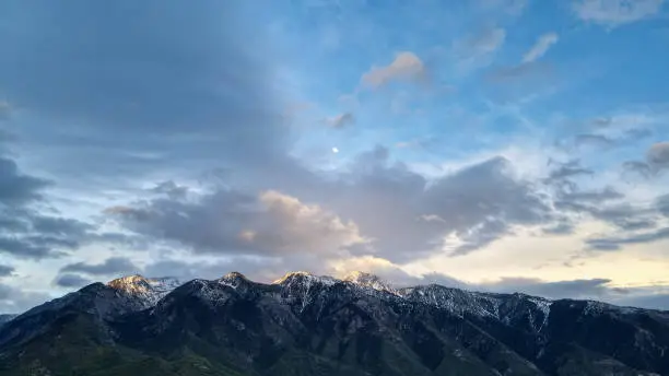 Sunset on the Wasatch Mt.