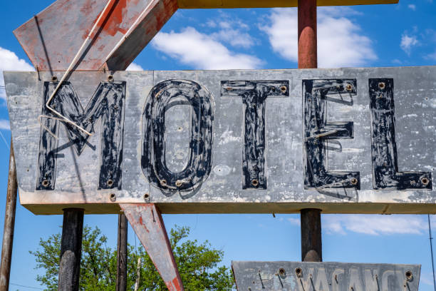istock Generic, old abandoned neon sign for a motel along Route 66 in Oklahoma 1323765767